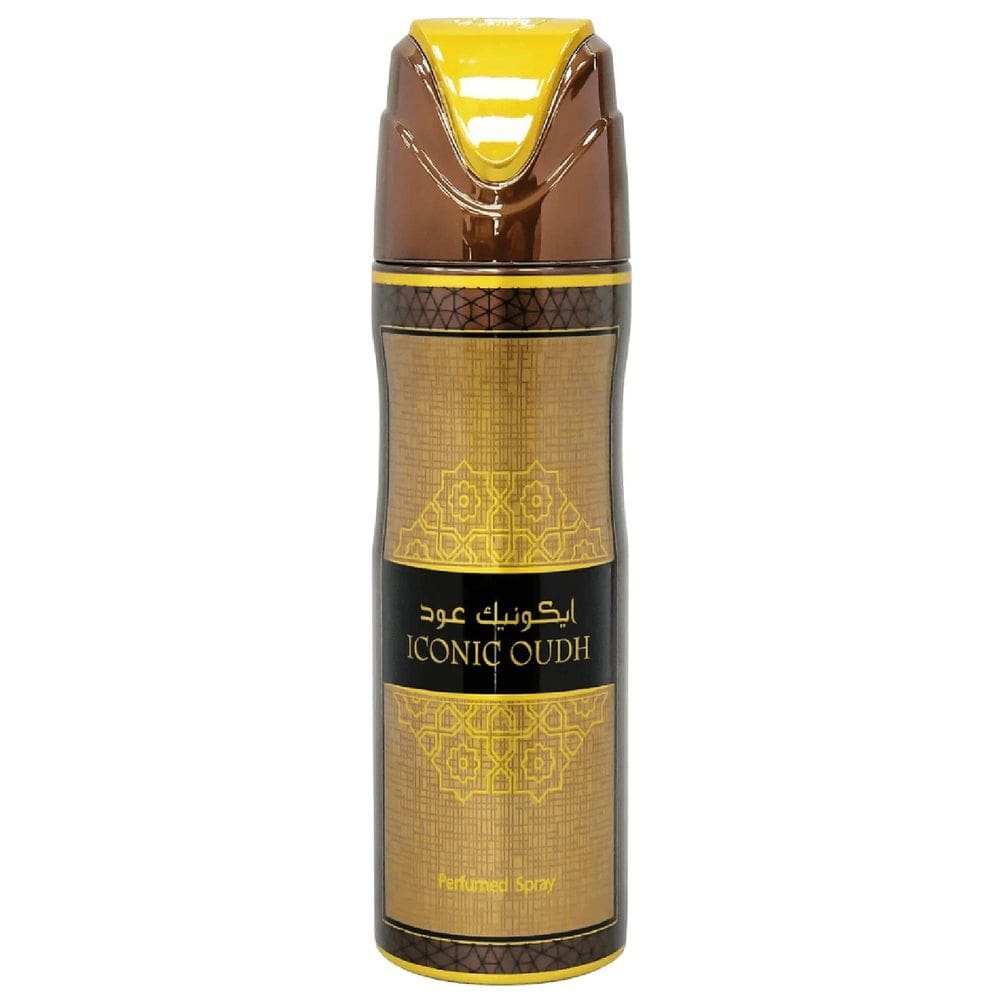 Spray corporal perfumado Lattafa Iconic Oudh 200ml para homens