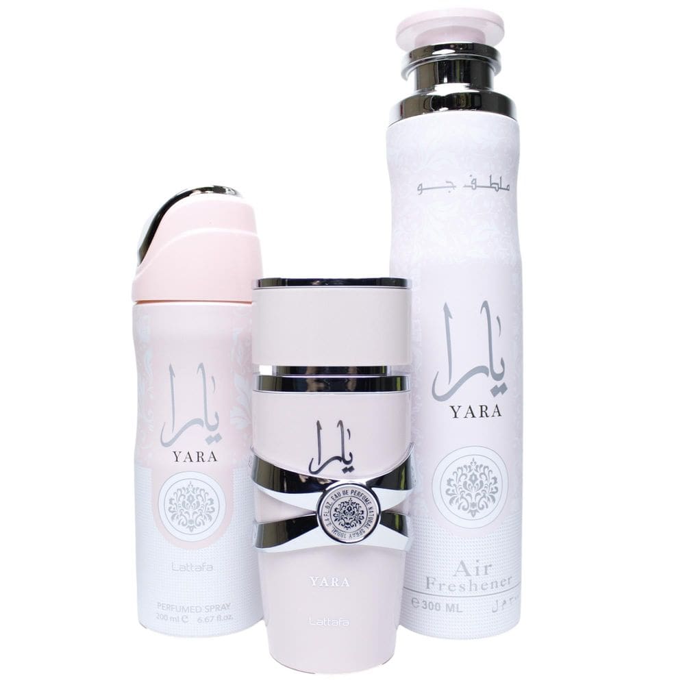 Conjunto de fragrâncias Lattafa Yara para mulheres: 100mL Eau de Parfum +