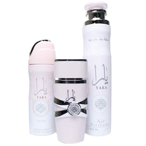 Conjunto de fragrâncias Lattafa Yara para mulheres: 100mL Eau de Parfum +