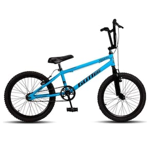 Bicicleta Infantil Aro 20 Bmx Freio V-brake Azul E Preto Gottbike