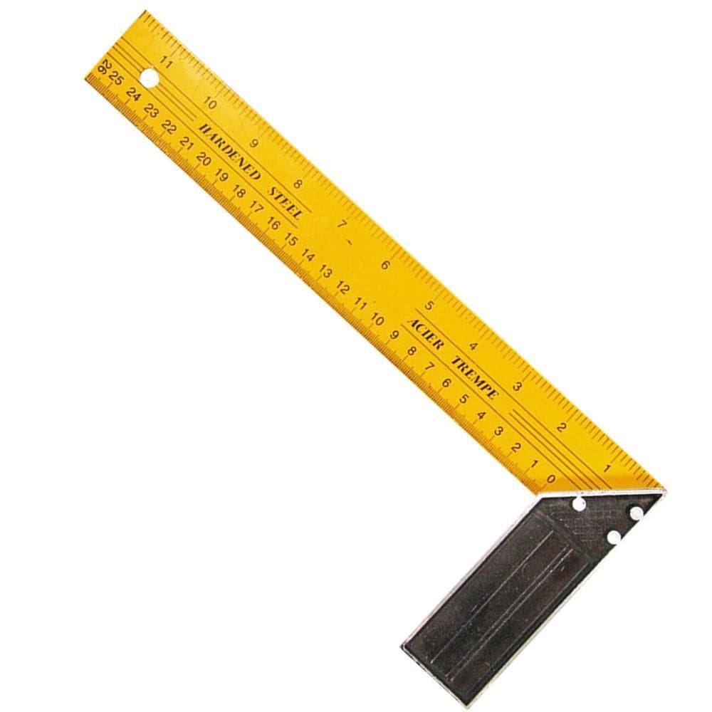 Esquadro De Alumínio Amarelo 12 Pol. Nm Ferramentas