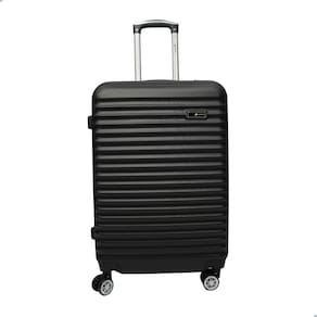Mala Cruzeiro Tamanho 24 Material Rígido ABS Rodas 360 Modelo 1004 Preto
