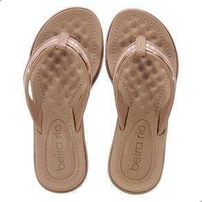 Tamanco Feminino Beira Rio Napa Turim Premium Nude Rosa Ouro Rosado