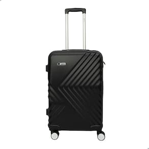 Mala Cruzeiro Tamanho 24 Material Rígido ABS Rodas 360 Modelo 1019 Preto