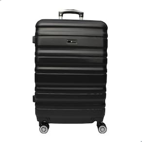 Mala Cruzeiro Tamanho 24 Material Rígido ABS Rodas 360 Modelo 1006 Preto