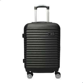 Mala Cruzeiro Tamanho 20 Material Rígido ABS Rodas 360 Modelo 1004 Preto