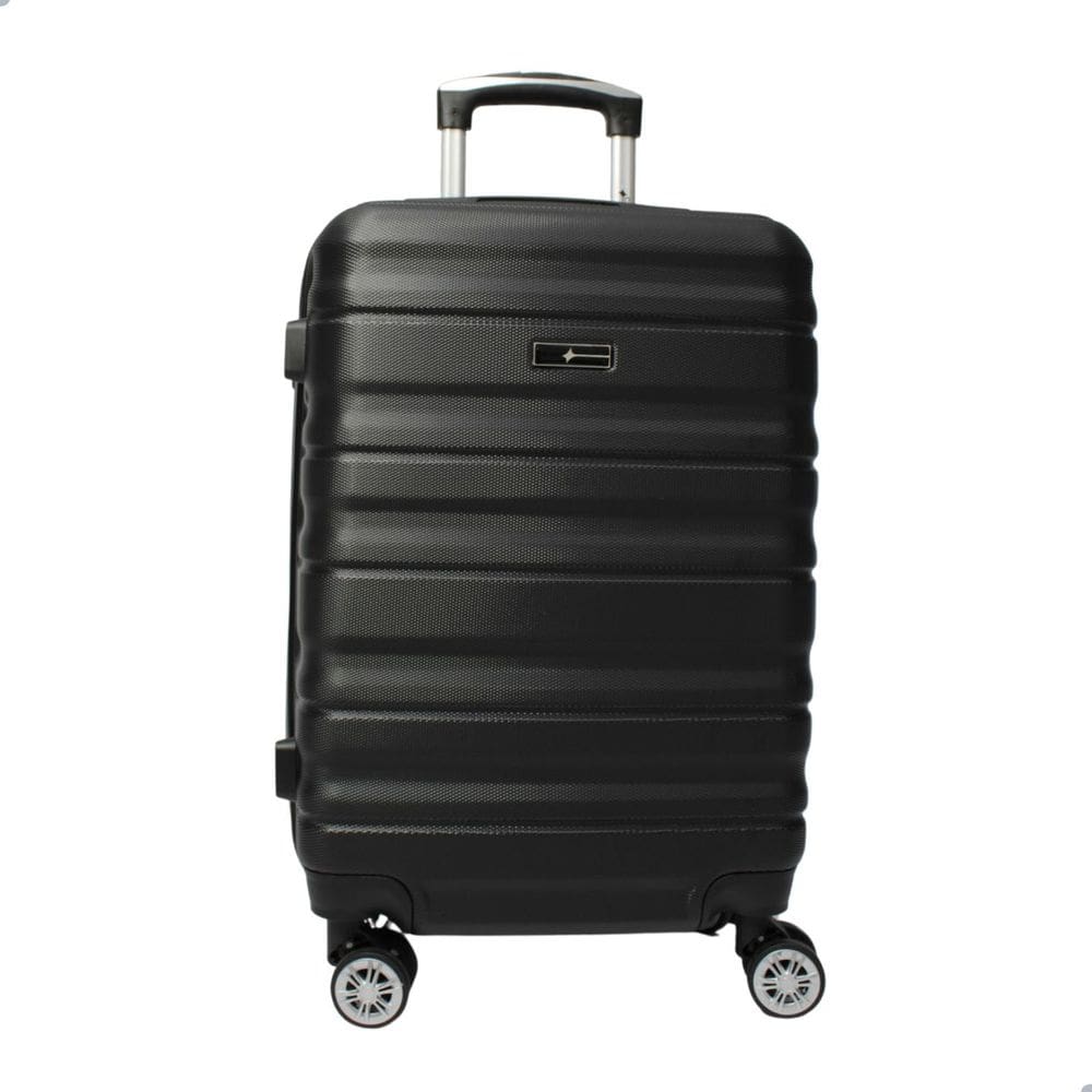 Mala Cruzeiro Tamanho 20 Material Rígido ABS Rodas 360 Modelo 1006 Preto