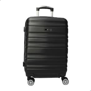 Mala Cruzeiro Tamanho 20 Material Rígido ABS Rodas 360 Modelo 1006 Preto