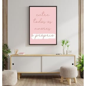 Quadro Entre Todos Os Amores, O Próprio 33X24Cm - Com Vidro