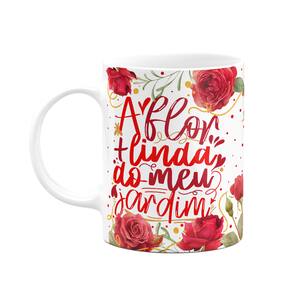 Caneca Floral Mães - A flor mais linda do meu jardim - M2
