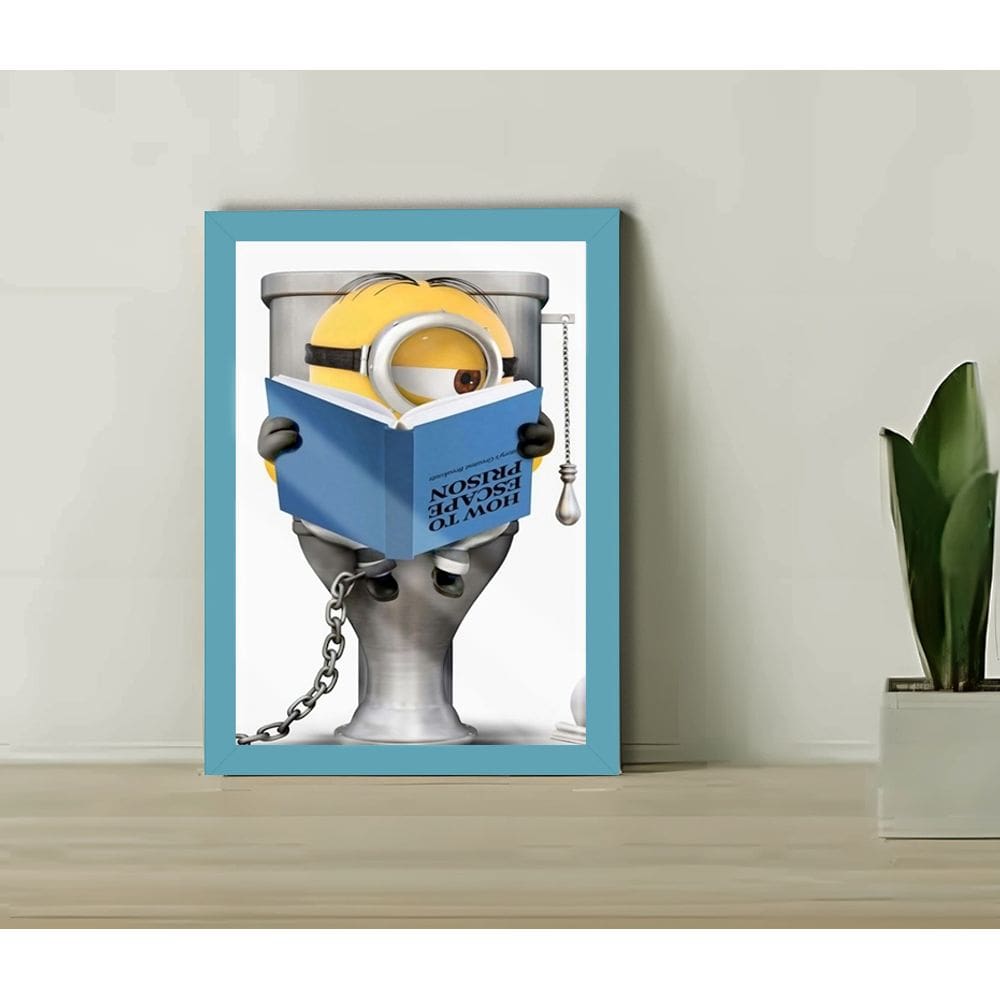 Quadro Decorativo Filme Infantil Sala  Quarto +Vidro 33x25 A4