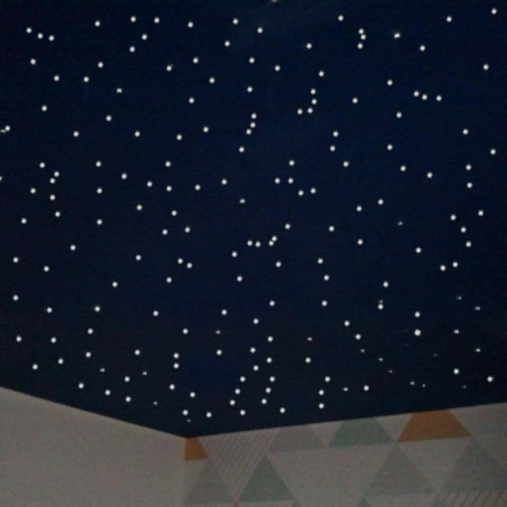 Iluminação Noite Estrelado Kit Fibra Ótica 500 Pontos Branco