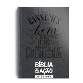 Biblia Em Acao De Estudo - Versao Mensagem - Cinza