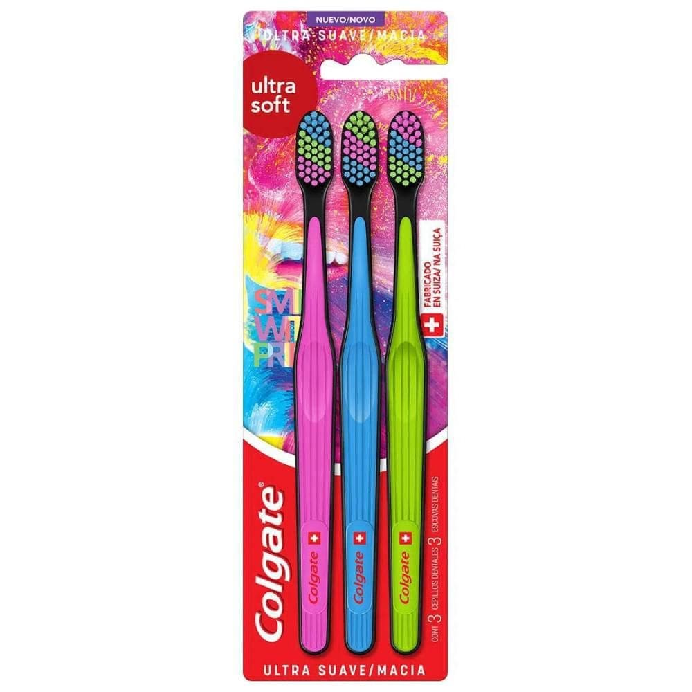 Escova Dental Colgate Ultra Soft Com 3Un