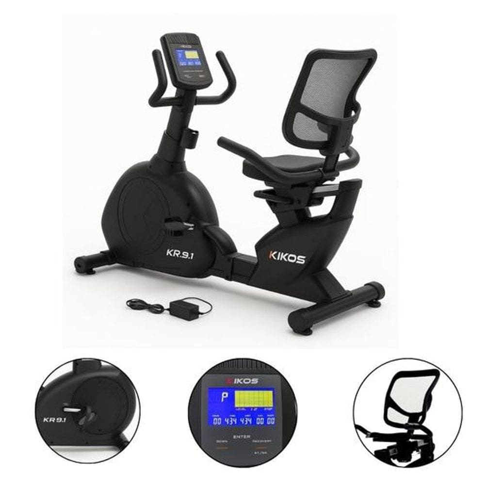 Bicicleta Ergométrica Display Lcd Com Velocidade, Distância, Cronômetro e Calorias Kr9.1 Bivolt Kikos