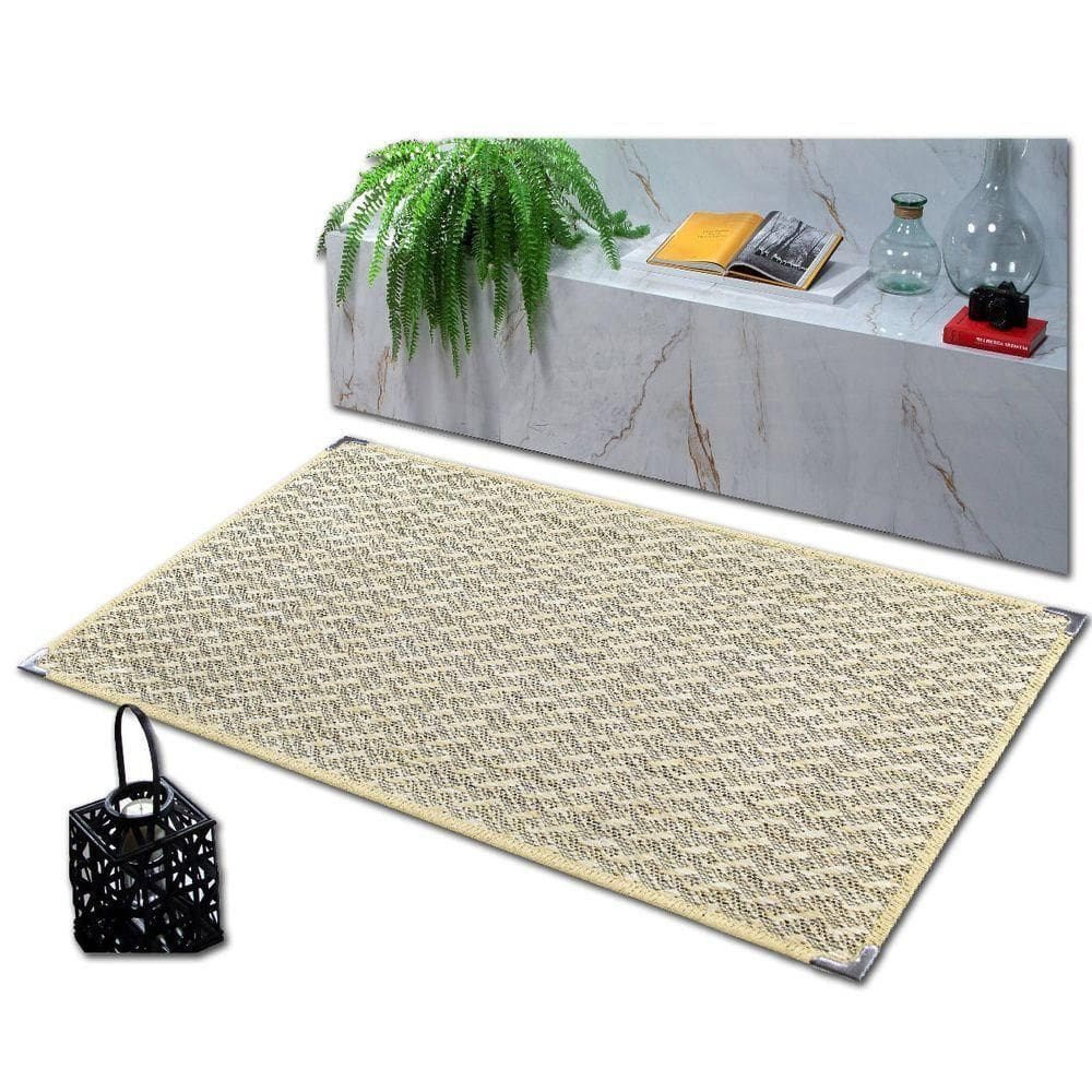 Tapete Sisal Grande Antiderrapante Sala 2,00x2,50 Modelos S-568