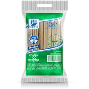 Linha Higiene Pessoal Palito De Madeira P/Unhas Pacote Com 100
