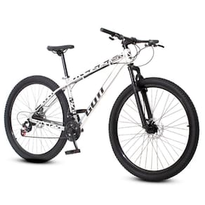 Bicicleta Aro 29 Alumínio Prata E Preto Gott Mappa1 Freios A Disco Suspensão 21v