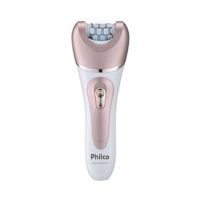 Depilador Philco Aqua Deluxe Plus PDP02R Sem Fio Branco / Rosa Bivolt