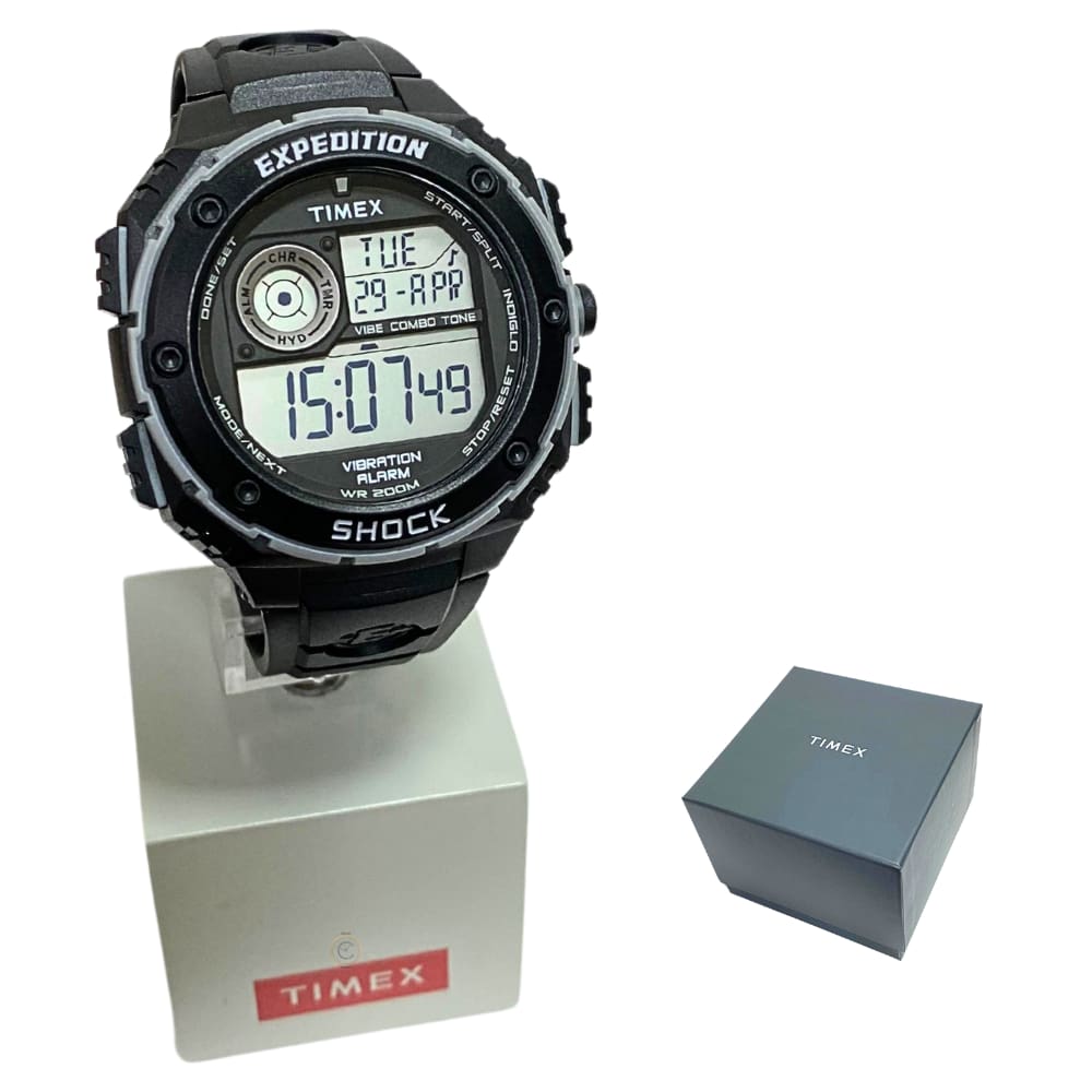 Relógio Timex Masculino Digital Expedition Shock Preto TW4B24300