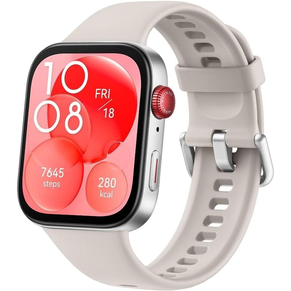 SmartWatch HUAWEI WATCH Fit 3, AMOLED, Ultra-fino,Monitoramento de Exercícios,Gerenciamento Abrangente da Saúde, Compatível com iOS e Android, Branco