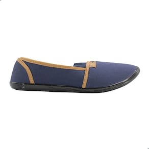 Sapatilha Feminino Moleca Brim Sider Marinho Camel