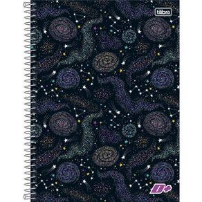 Caderno Espiral Universitário 10 Matérias D+ Feminino 200 Folhas Capa Dura - Tilibra