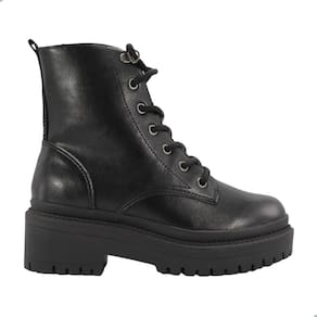 Coturno Feminino Via Marte Salto Grosso Preto