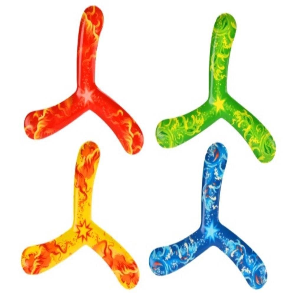 Boomerang Vai E Volta Brinquedo Voador Adulto Infantil Disco Ambidestro Praia Jardim Campo Colorido