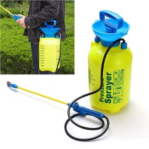 Pulverizador Manual 5 Litros com Haste e Bico Regulável para Uso Doméstico e Agrícola