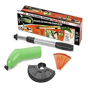 Kit Aparador Cortador De Grama Eletrico Sem Fio Portatil Retratil A Pilha