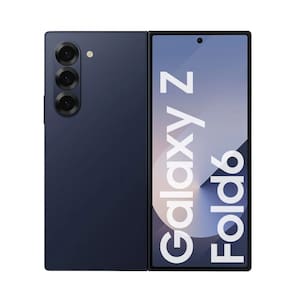 Celular Samsung Galaxy Z Fold6 5G, 512GB, 12GB RAM, Tela 7.6" + 6.3", Câm. Traseira 50+12+10MP, Frontal 10+4MP Azul