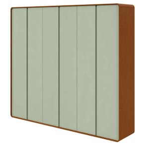 Guarda Roupa Casal Loop 6 Portas Frassino Sálvia – Lopas