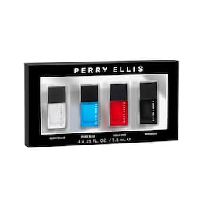 Mini conjunto de café Perfume Perry Ellis de 4 peças para homens