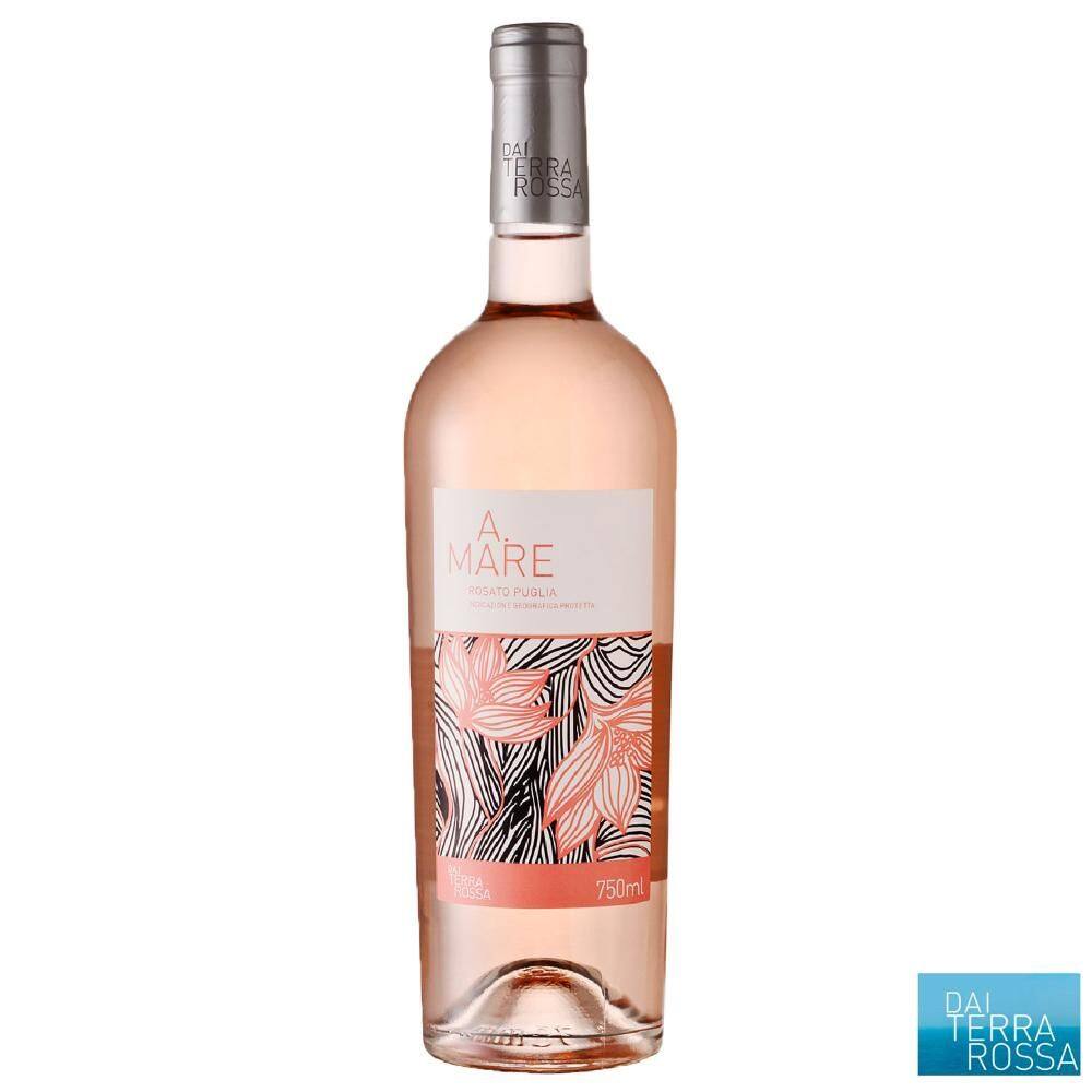 Vinho Rosé Dai Terra Rossa A. Mare Rosato Puglia IGP 2019 750 ml