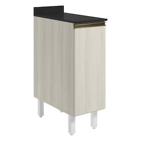 Balcao Com Tampo 1 Porta 30 cm MDF 12217 Bianco Toq Bianco Toq Nicioli