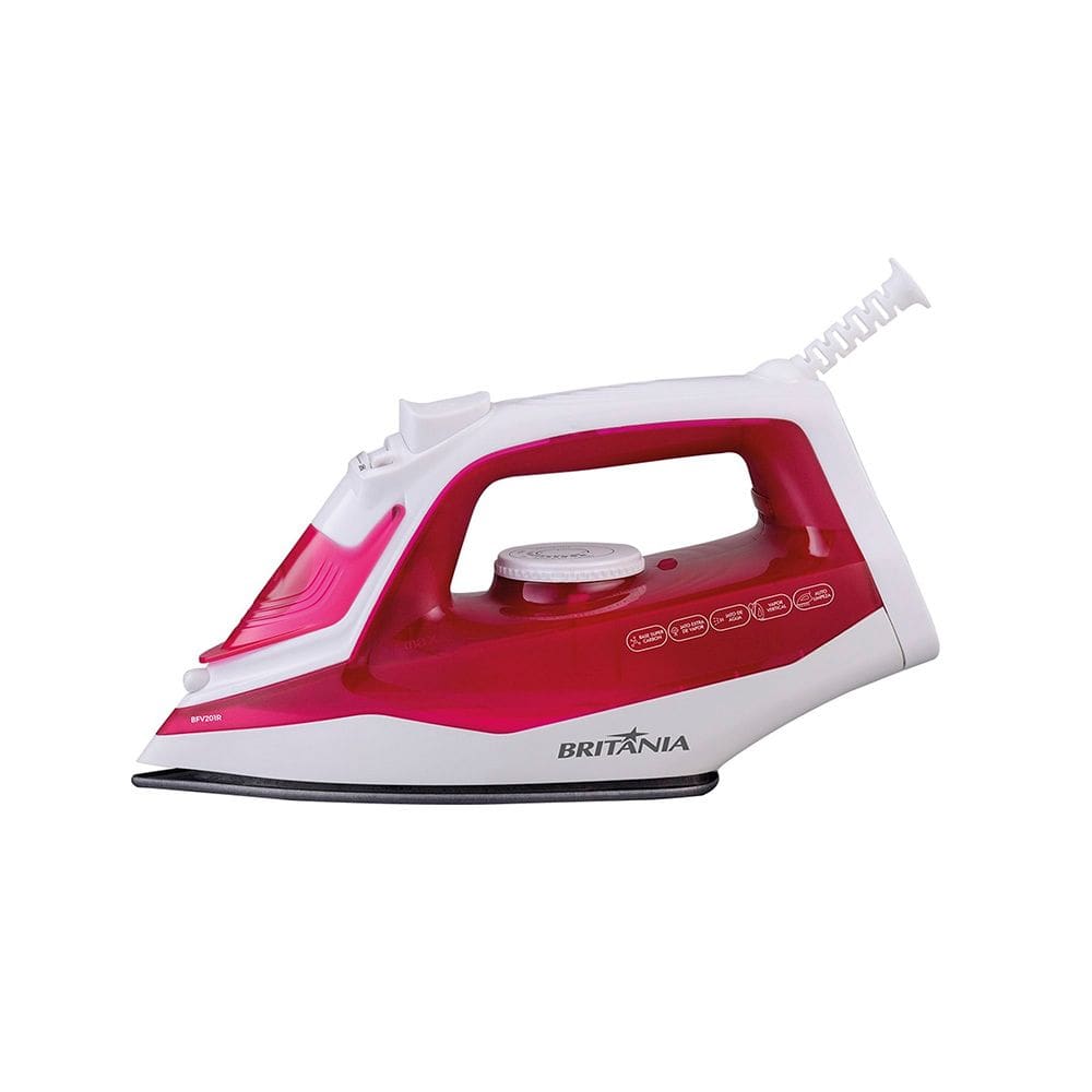 Ferro de Passar a Vapor Super Carbon Britânia BFV201R Vermelho