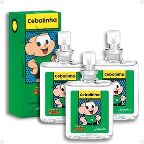 Kit Jequiti Teen Cebolinha: 3 Desodorante Colônia 25ml