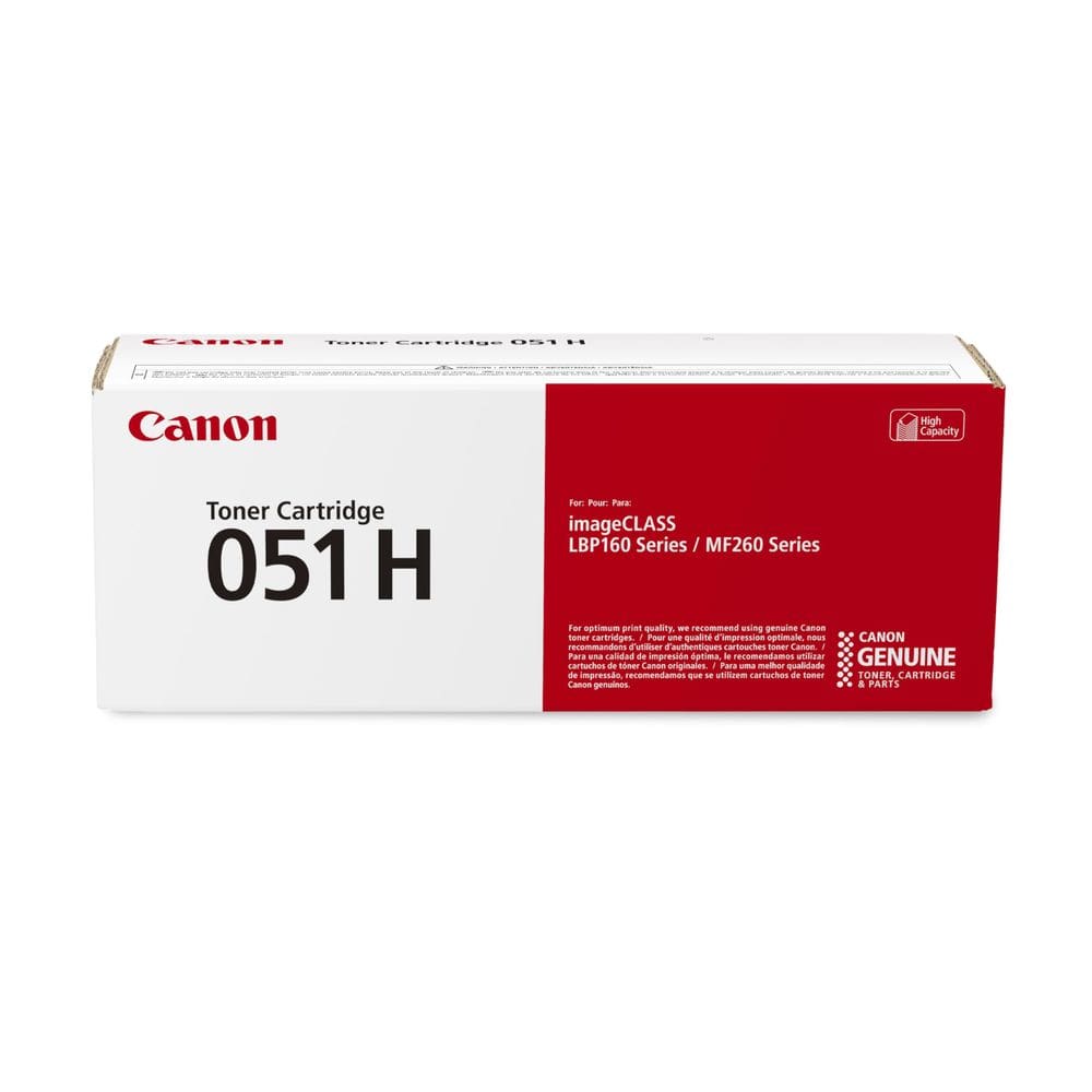 Cartucho de toner Canon 051 preto de alta capacidade 4100 páginas