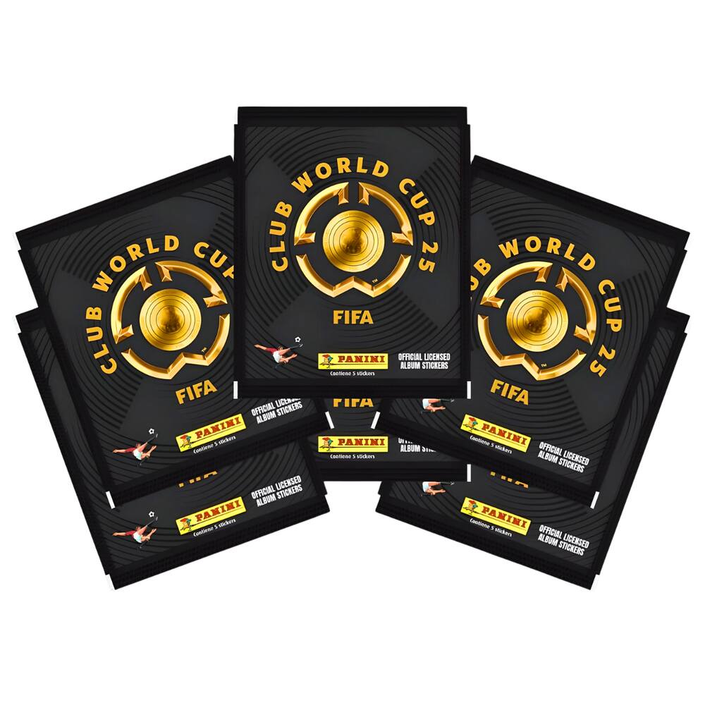 Kit com 6 Envelopes FIFA CLUB WORLD CUP 25 Cartela Panini