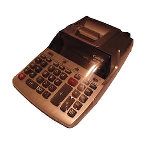 Calculadora de impressão Canon CNMMP11DX com tela de 12 dígitos