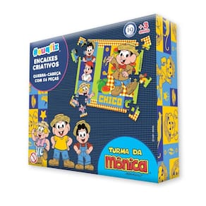 #EuQFiz Encaixes Criativos TM Chico Bento - I9 Brinquedos