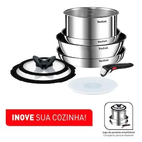 Conjunto de Panelas Tefal Ingenio Inox 04 Peças