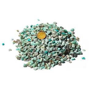 500g Amazonita Verde Rolado Pedra Natural PP Aprox. 5 a 10mm