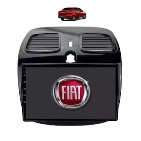 Kit Multimídia Grand Siena 2012 / 2019 Mold Champanhe 9 Pol Android Carplay Gps 2/32GB - 915BR ROADSTAR