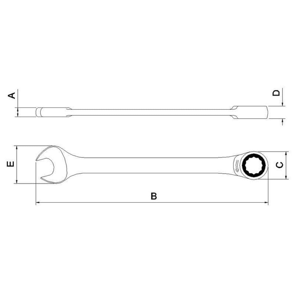 Chave Combinada Catraca 19 Mm Pro 652119 Tramontina