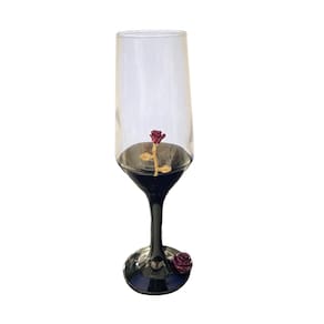 Taça Maria Mulambo Rosa Roxa Champagne Vidro 186ml