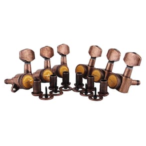 Locking Tuners Guyker 1:18 para guitarra elétrica/acústica Left 6