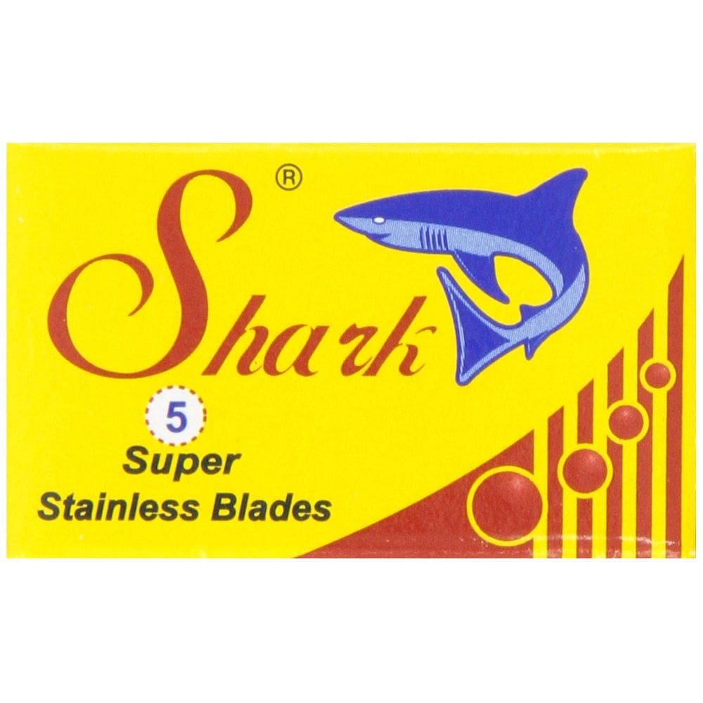 Pacote Razor Blades Shark Super Stainless Double Edge 5x20