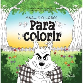 Mas… e o lobo? Para colorir